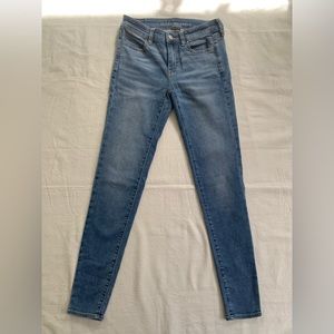American Eagle Super Stretch Skinny Jeans Size 4 Long